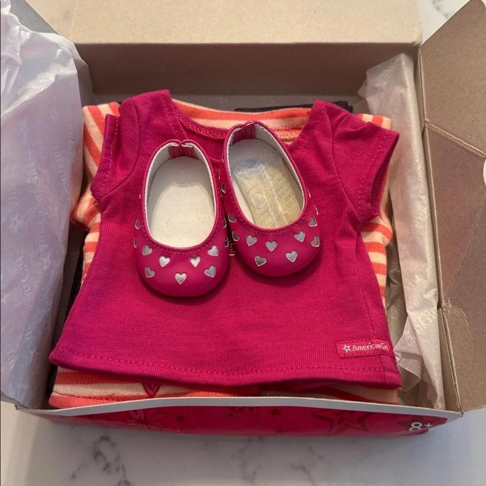 American Girl Doll Bright Stripes Outfit Set - New in box